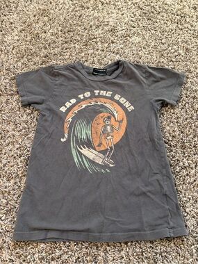 Kids Tiny Whales 'Rad to the Bone' Graphic Tee